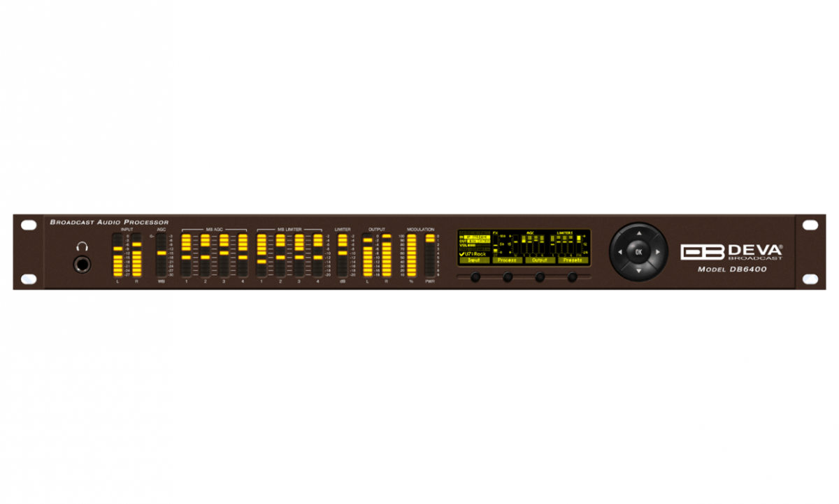 DEVA Broadcast DB6400 – FM/HD Audio Processor - Broadcast Partners