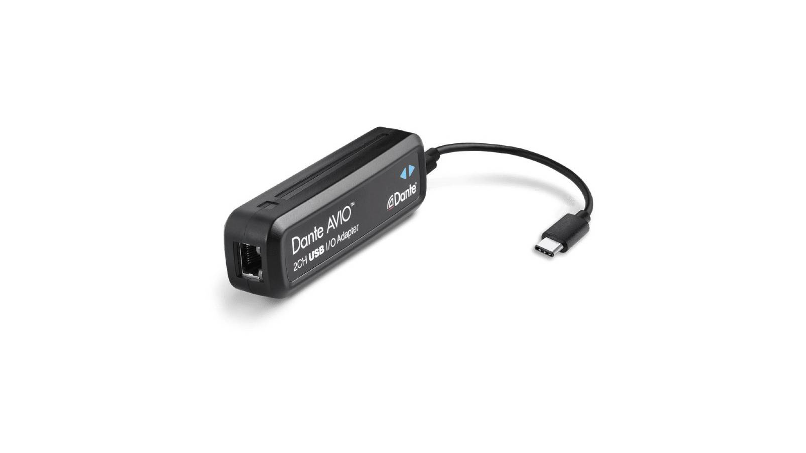 Dante AVIO Interface DA10206 met USBC, 2X2 I/O (ADPUSBCAU2X2