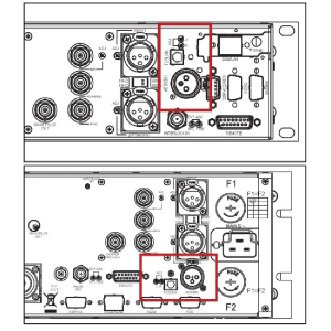 RVR AUDIGIN-TEX - AES/EBU audio input.