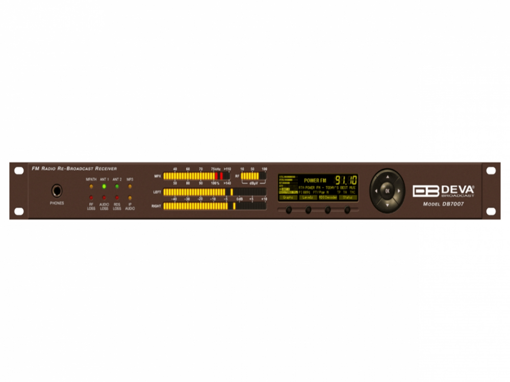 DB7007 - Adv. Re-Broadcast Receiver (IP Audio/MP3 Backup)