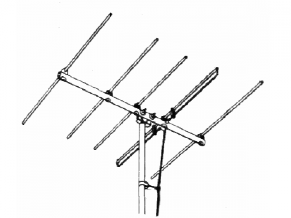 Demountable 5 Elements Yagi, N-connector