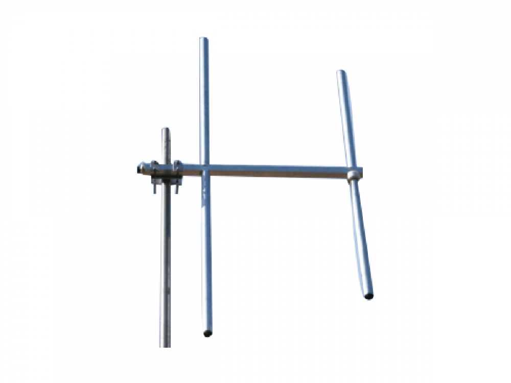 Demountable broadband 2 elements Yagi, 7/16 connector