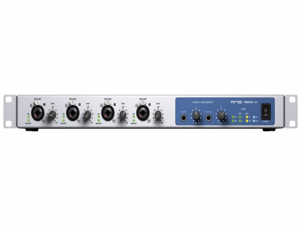 RME Fireface 802 USB/Firewire geluidskaart 19""