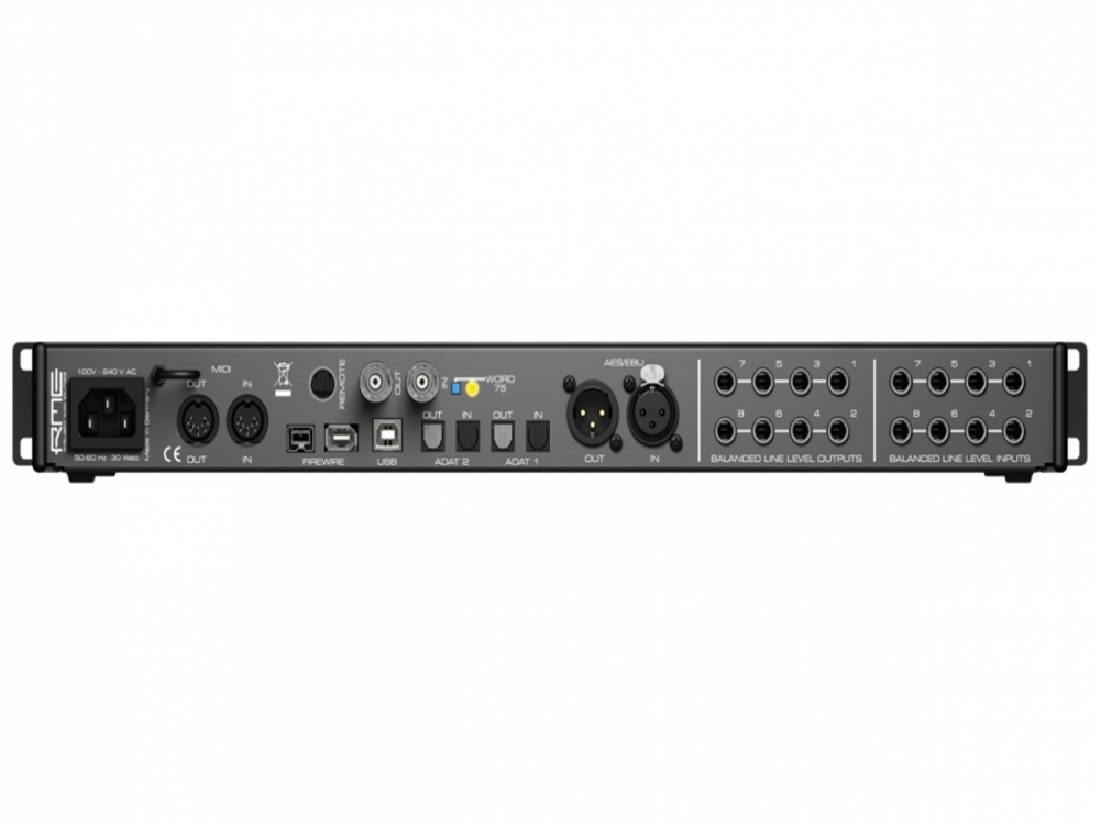 RME Fireface 802 USB/Firewire geluidskaart 19""