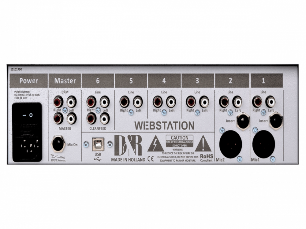 Webstation-USB 6 channel triple input radio On-Air console