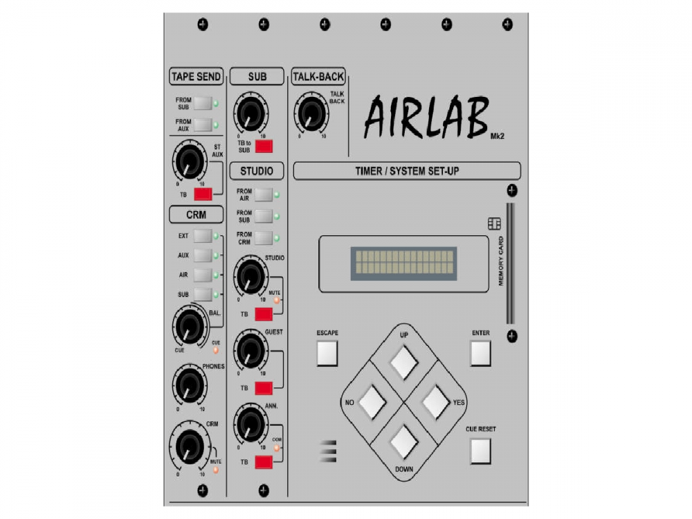 Airlab-DT 16-frame (16 mod. incl. master/PSU/Soft. Meters)