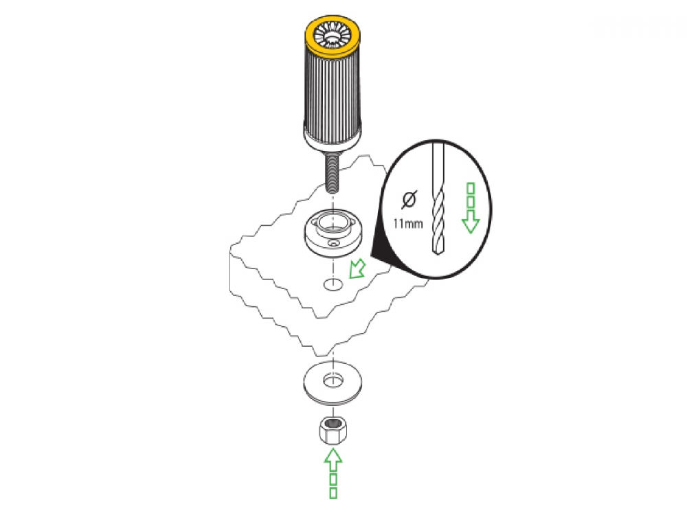 Table Through Mount (YT3215)