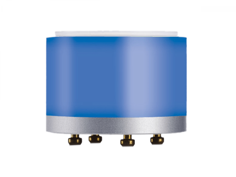 YT9205 Litt 50/22 Color segment blue, aluminum, 51mm diameter, 27mm high