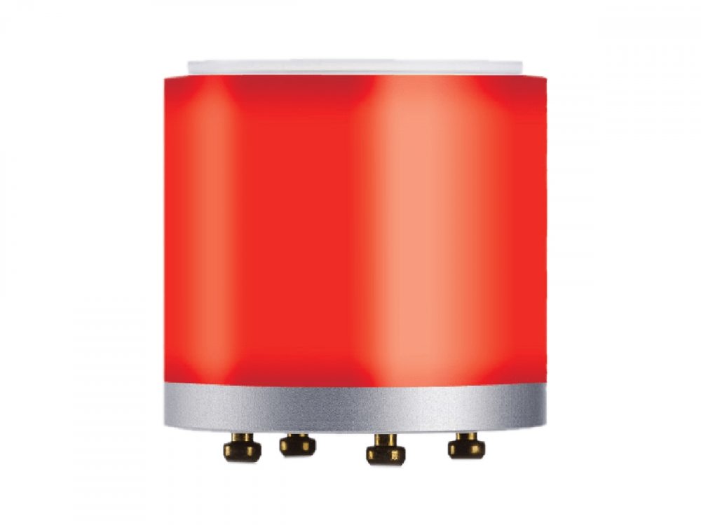 YT9301 Litt 50/35 Color segment, red, aluminum, 51mm diameter, 41mm high