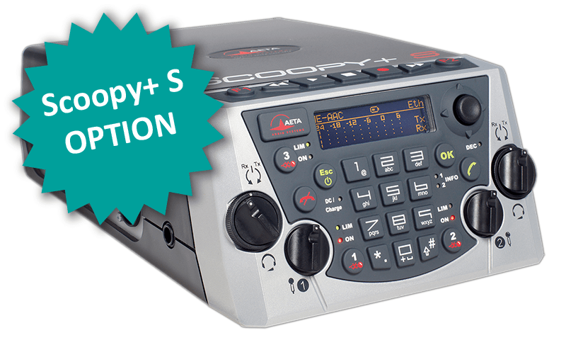 Inmarsat BGAN" option for Scoopy+ S