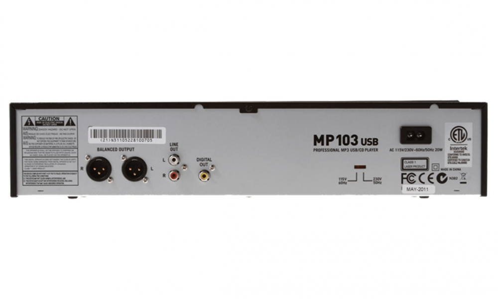 MP103 Professionele MP3/ CD speler incl. faderstart modificatie